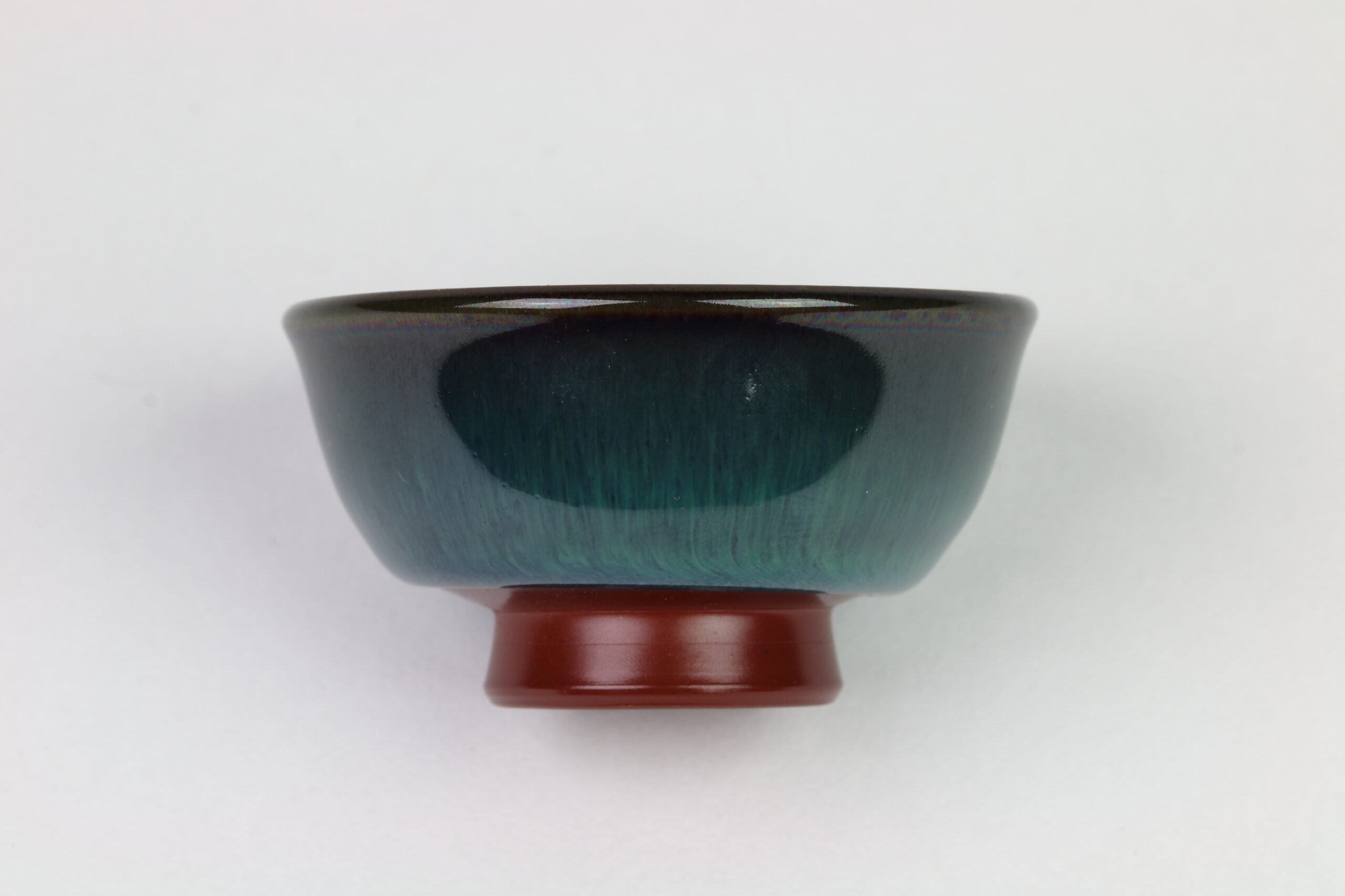 Sake-Set Mumyoui Yaki-Keramik (Grün) – Bild 5