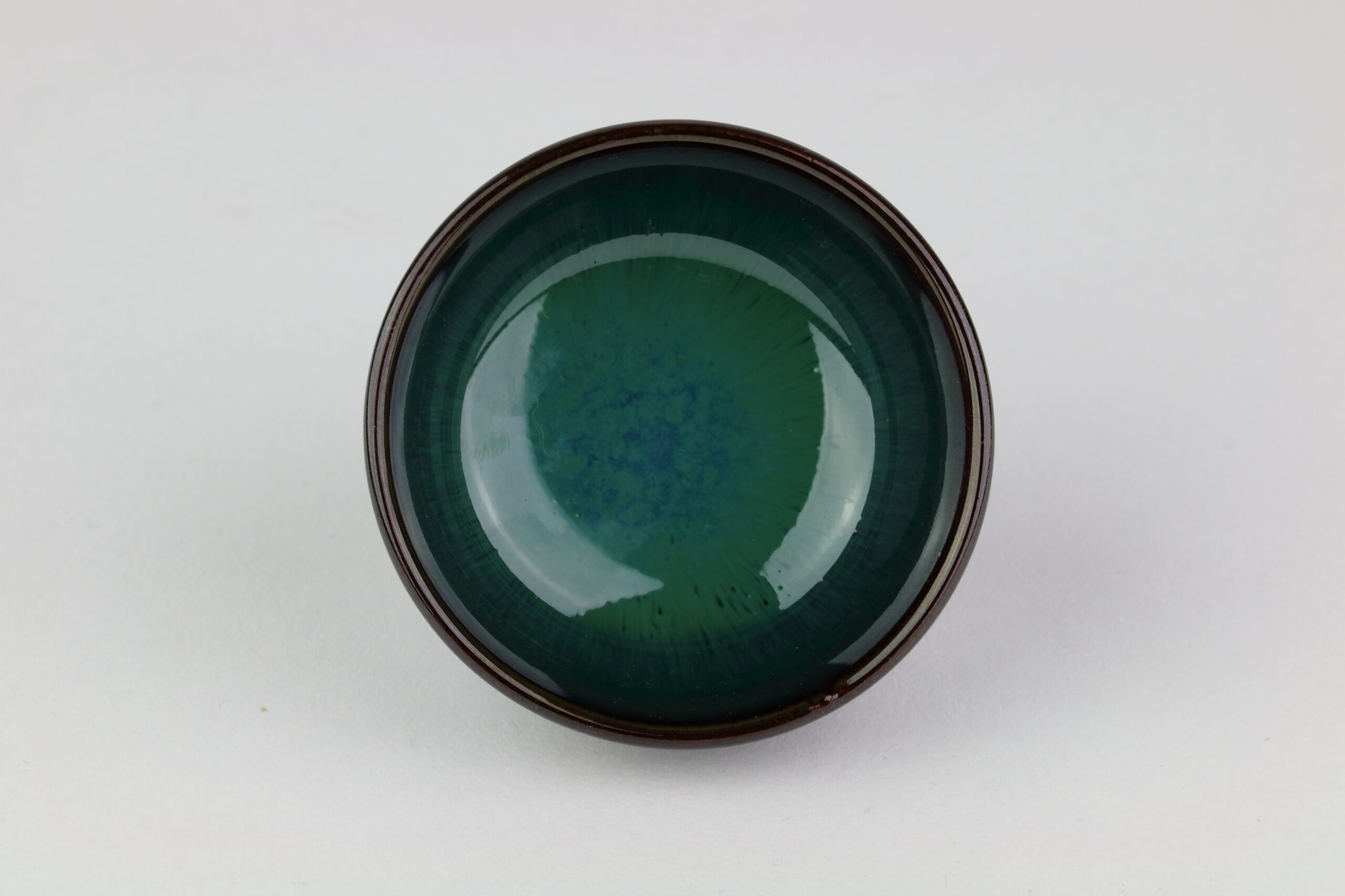 Sake-Set Mumyoui Yaki-Keramik (Grün) – Bild 4