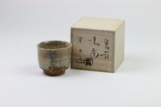 Oni Hagi Yaki Keramik-Teetasse Yunomi