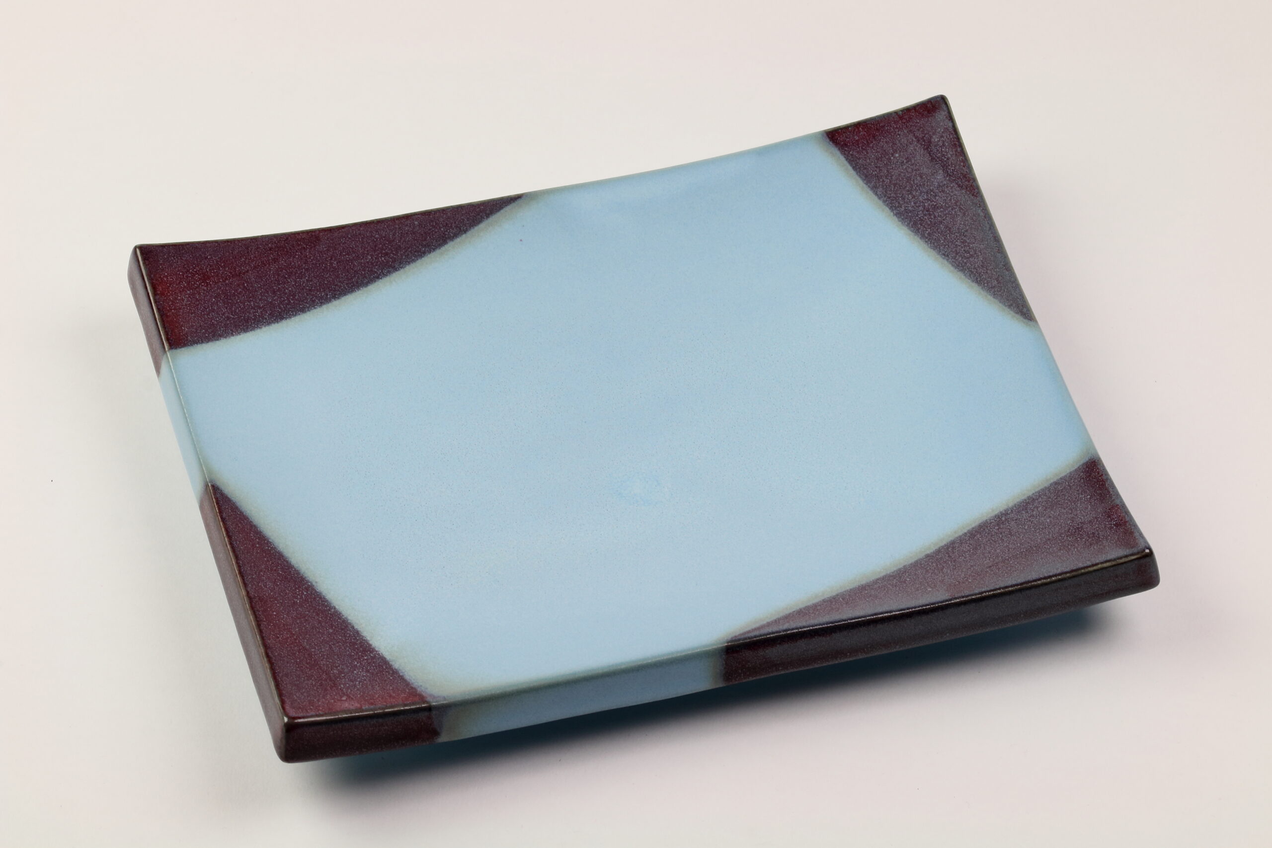 Keramikplatte -Karmesin- – Bild 3