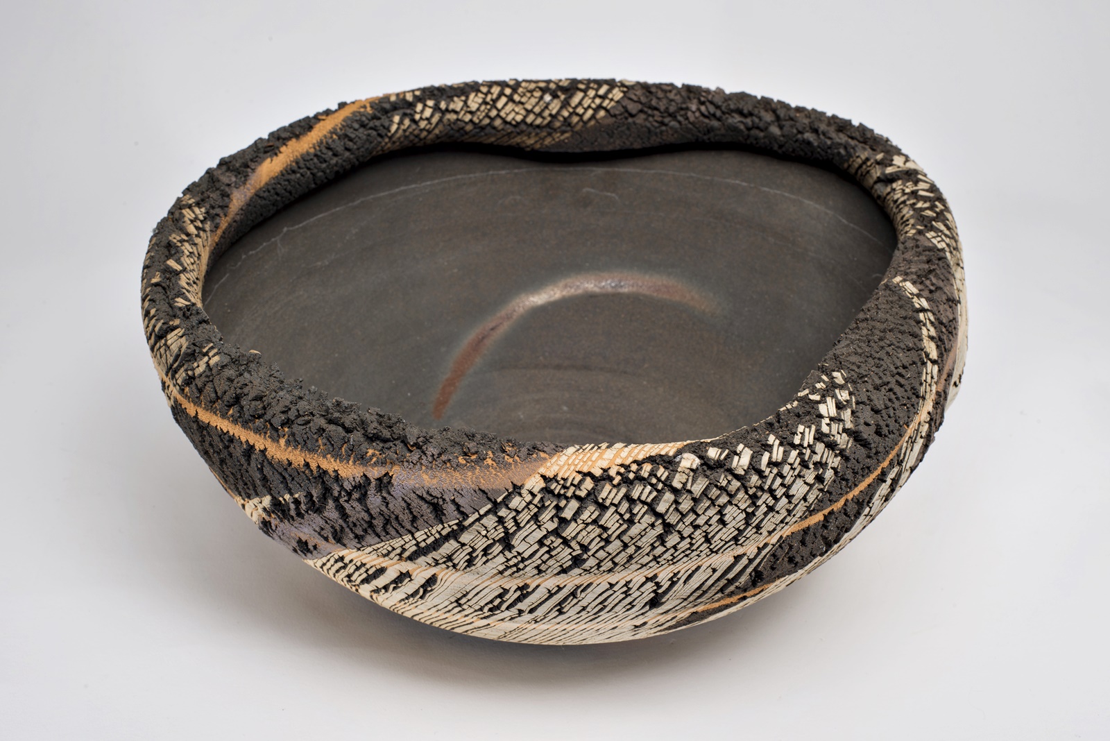 Keramikschale -Retsumon Tanka Kaki Daen- – Bild 4