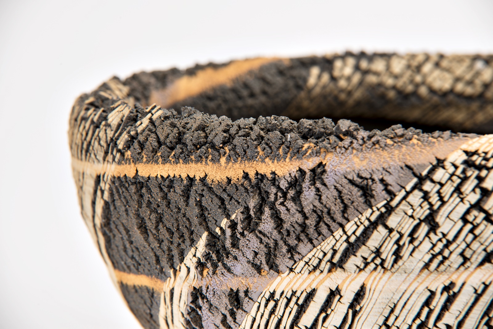 Keramikschale -Retsumon Tanka Kaki Daen- – Bild 7