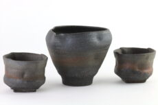 Shigaraki-Yaki Hechimon Katakuchi Sake-Set