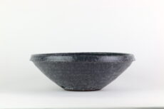 Keramikteller -Kairagi- (Dunkelgrau/Schwarz)