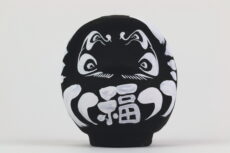 Daruma-Puppe (schwarz)