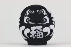Daruma-Puppe (schwarz)