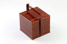 Hida Shunkei-Lack (Zweier-) Senbori Bento-Box